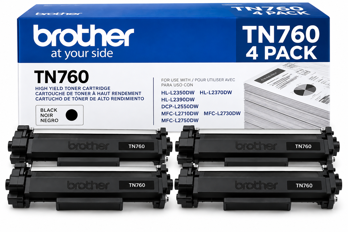 BROTHER TN760 4 PACK (95.92/each)