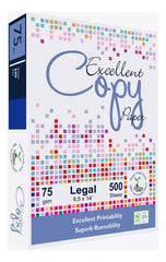 8 1/2 x 14 Excellent Copy 20# 95 Bright 75gsm 5,000/ctn