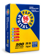 8 1/2 x 11 Papyrus Digital 20# 96 Bright 75gsm 5,000/ctn
