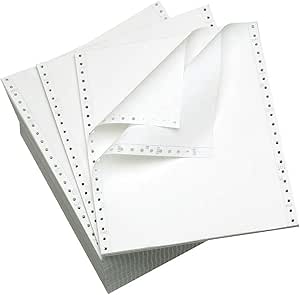 9 1/2 x 11 2prt NCR perforated White/White Computer paper 1,800/ctn