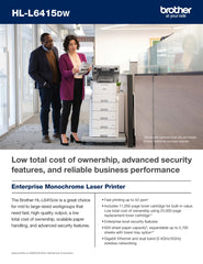 Brother HL-L6415DW - MONOCHROME Laser Printer