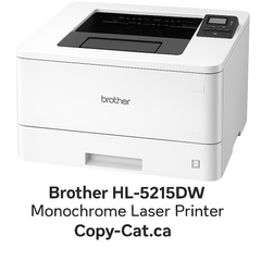 Brother HL-L5215DW Business Monochrome Laser Printer with Duplex Printing, Wireless, and Gigabit Ethernet Networking