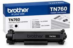 Brother TN760 High-Yield Black Toner Cartridge – 1 Pack