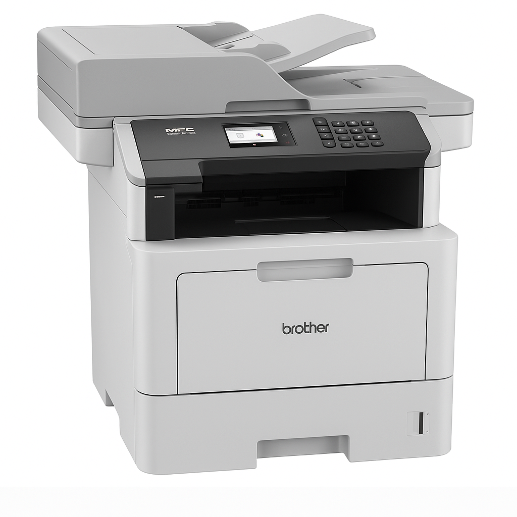 Brother MFC-L6915DW Enterprise Wireless Laser All-in-One Printer with a Low Total Cost of Ownership, Advanced Security Features, and Large Paper Capacity, Monochrome