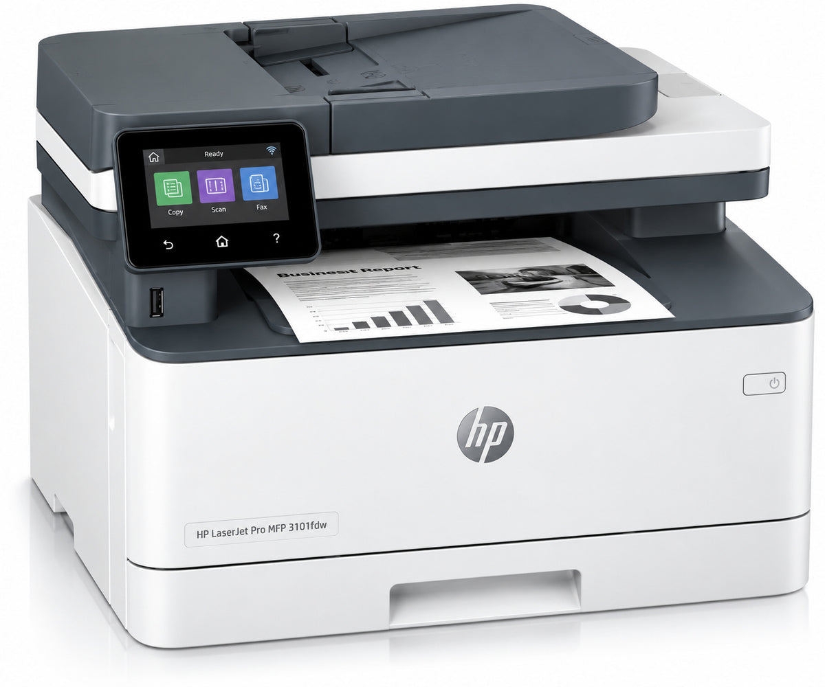 HP LaserJet Pro 3101fdw Wireless Multifunction Black & White Laser Printer