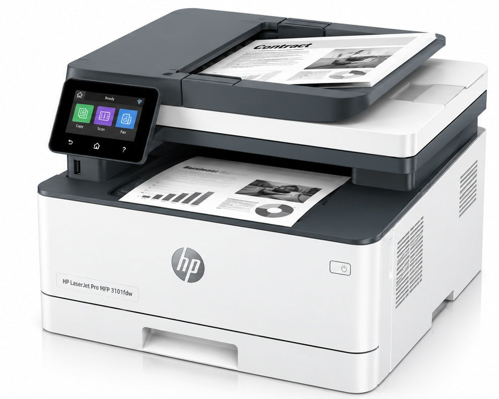 HP LaserJet Pro 3101fdw Wireless Multifunction Black & White Laser Printer