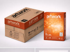 8 1/2 x 11 Artwork 20# 98 Bright 75gsm 5,000/ctn