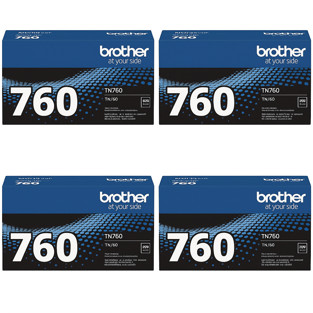 BROTHER TN760   4 PACK